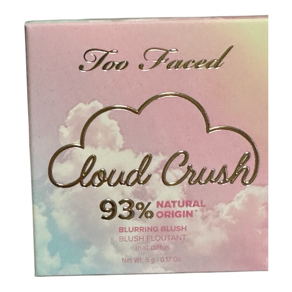 Too Faced Cloud Crush Blurring Blush ~ Velvet Crush (nude pink) ~ New in Box